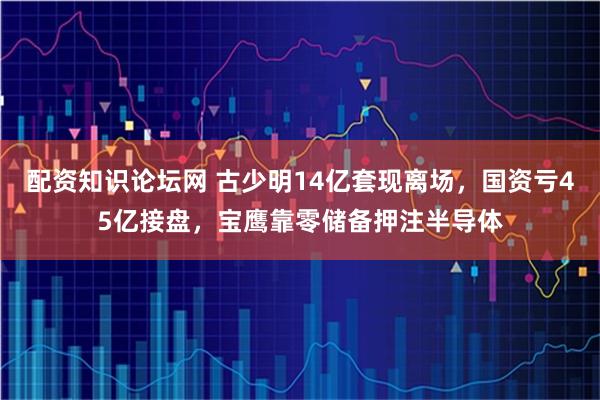 配资知识论坛网 古少明14亿套现离场,国资亏45亿接盘,宝鹰靠零储备押注半导体